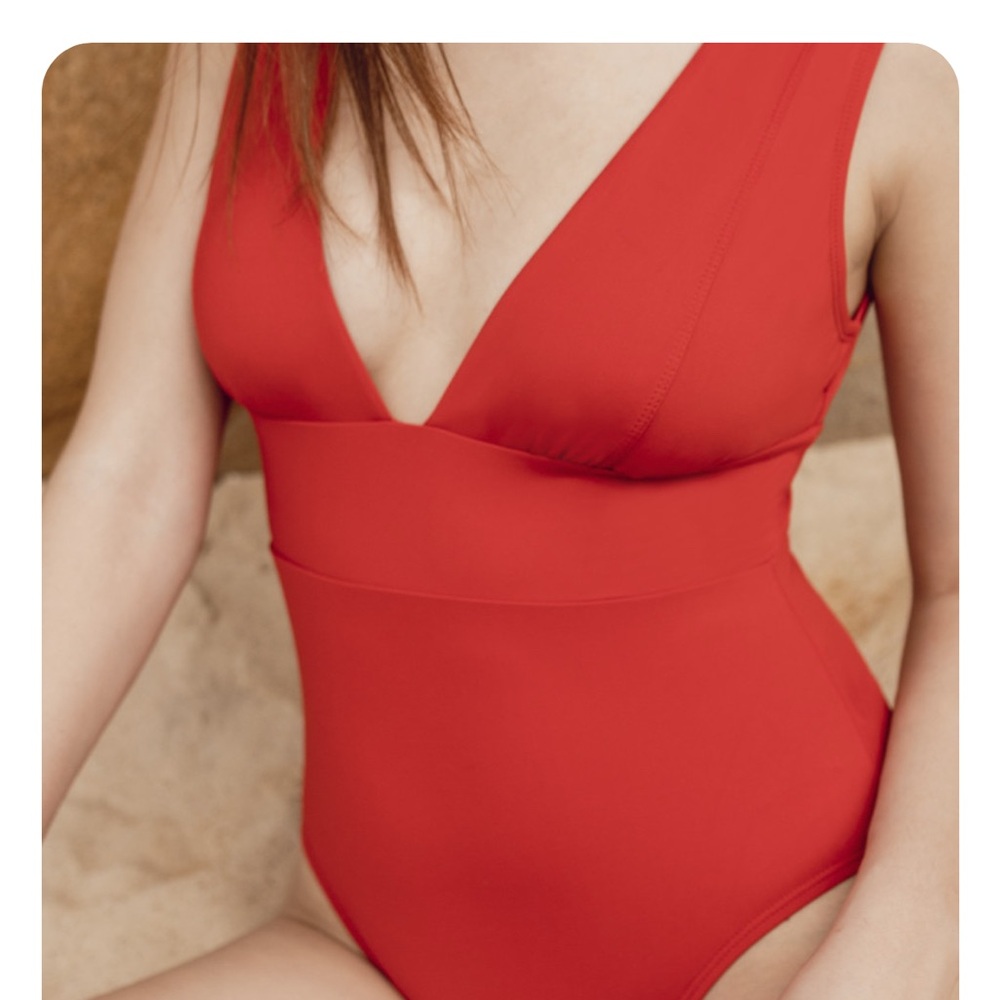 Andie Women's Red Swim One Piece